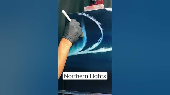#HowToPaint #NorthernLights #AuroraBorealis #ShortsFeed #ArtShort #BobRoss #PaintWithJosh #ShortsArt