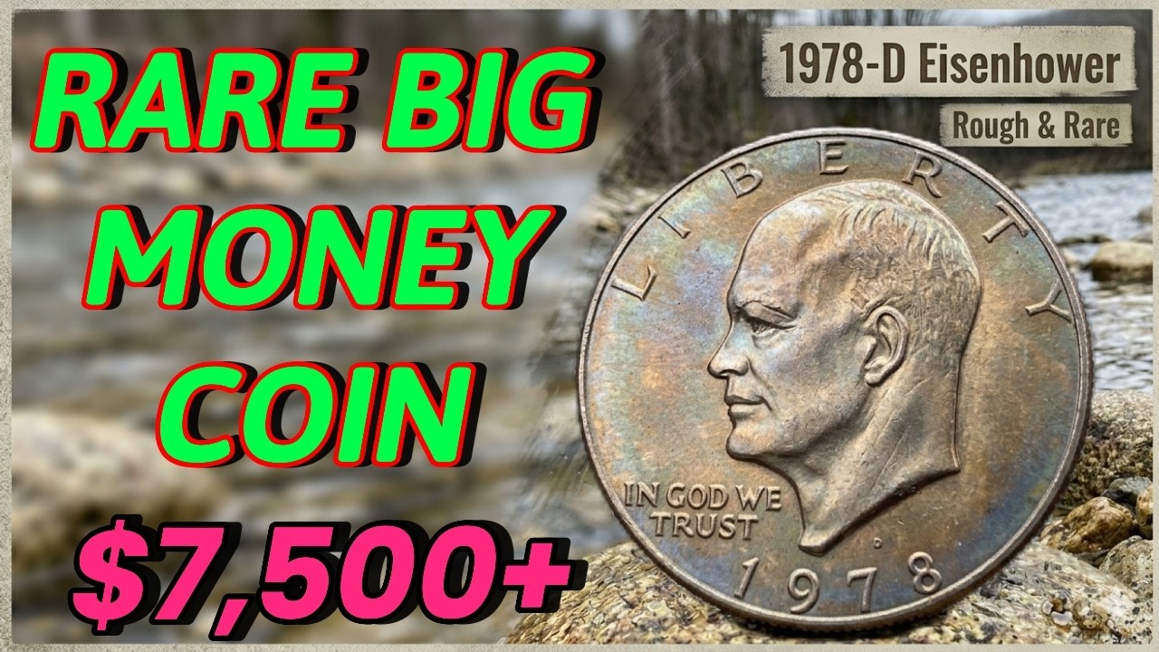 1978 D One Dollar Coin Worth BIG MONEY 💰 Rare 1978-D Eisenhower