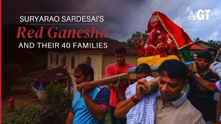 Suryarao Sardesai's red Ganesha and their 40 families | Ganesh Chaturthi in Goa | Gomantak Times screenshot 1