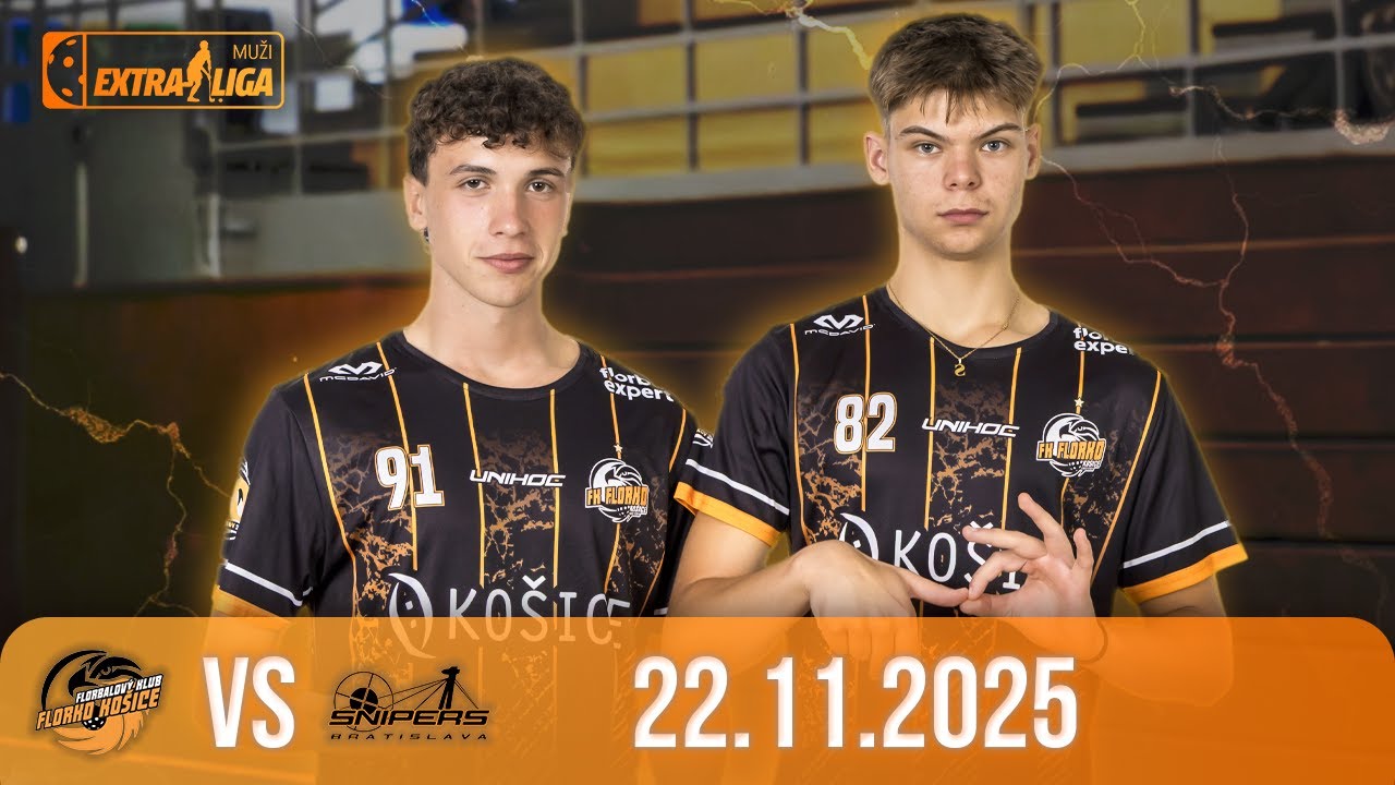 Floorball: FK Florko Košice VS Snipers Bratislava