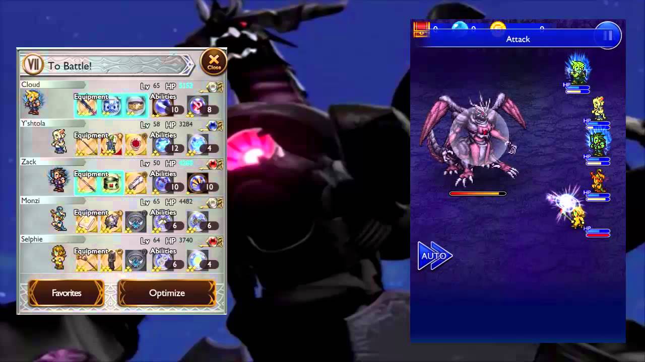 FFRK FF VII - Aspiring Hero - The Ancient Weapon