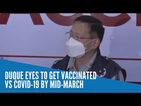 Duque eyes to get vaccinated vs COVID-19 by mid-March
