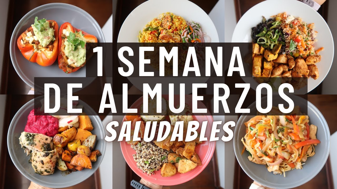 UNA SEMANA DE ALMUERZOS SALUDABLES | Michela Perleche