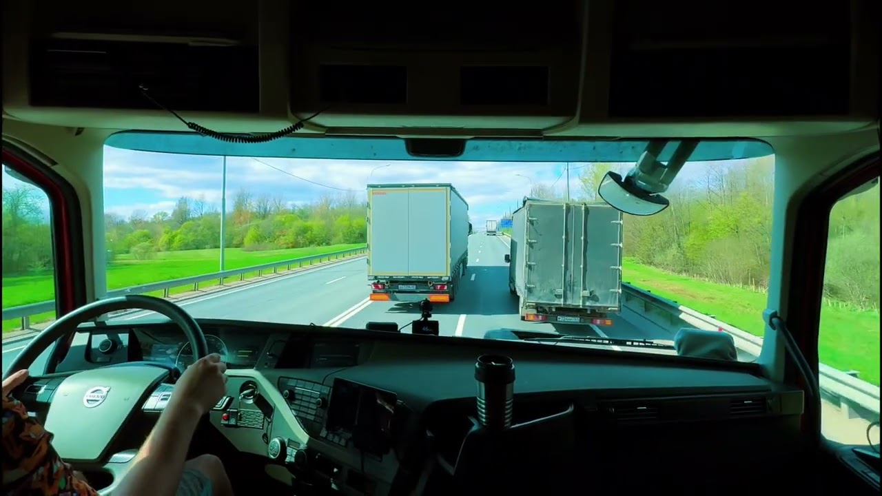 From Moscow to St. Petersburg via the M10 highway.