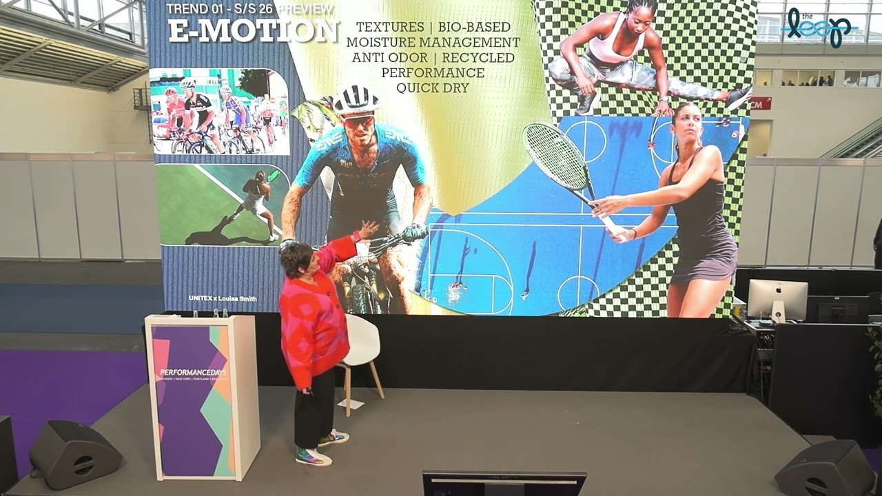 Sponsored Session: SPACE IN TIME - sports and outdoors trends for 2026 -UNITEX X Louisa Smith collab