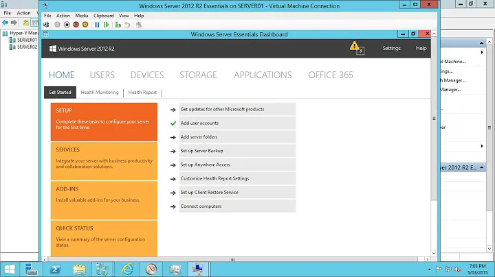 Windows Server 2012 R2 Hyper-V Live Migration