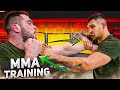 UFC fighter RAKIC & weightlifter TOROKHTIY // How to build explosive power for MMA