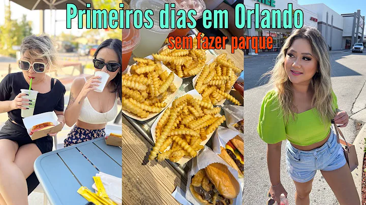 Primeiros dias em Orlando. Loja que tudo custa men...