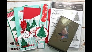 Stampin' Up! Perfectly Plaid Online Classroom Introduction Video with Kitchen Table Stamper