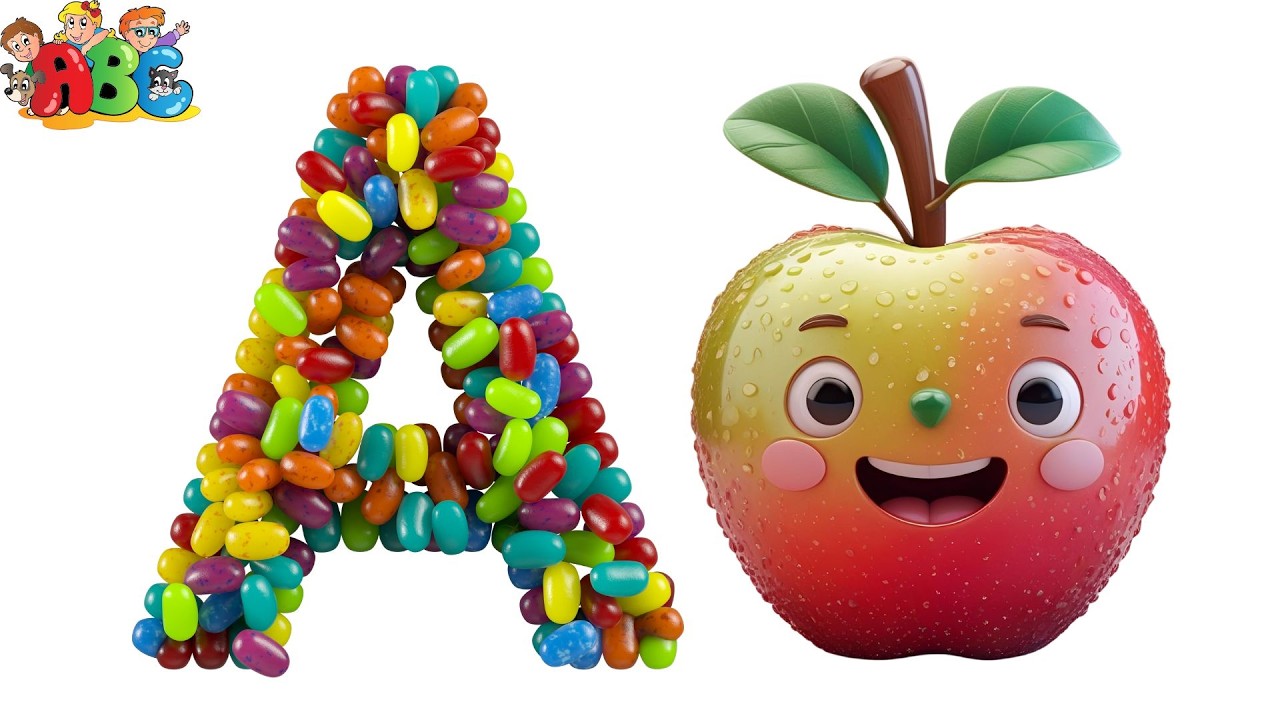 ABC Song for Kids 🎶 A for Apple B for Ball C for Cat | Alphabet ...