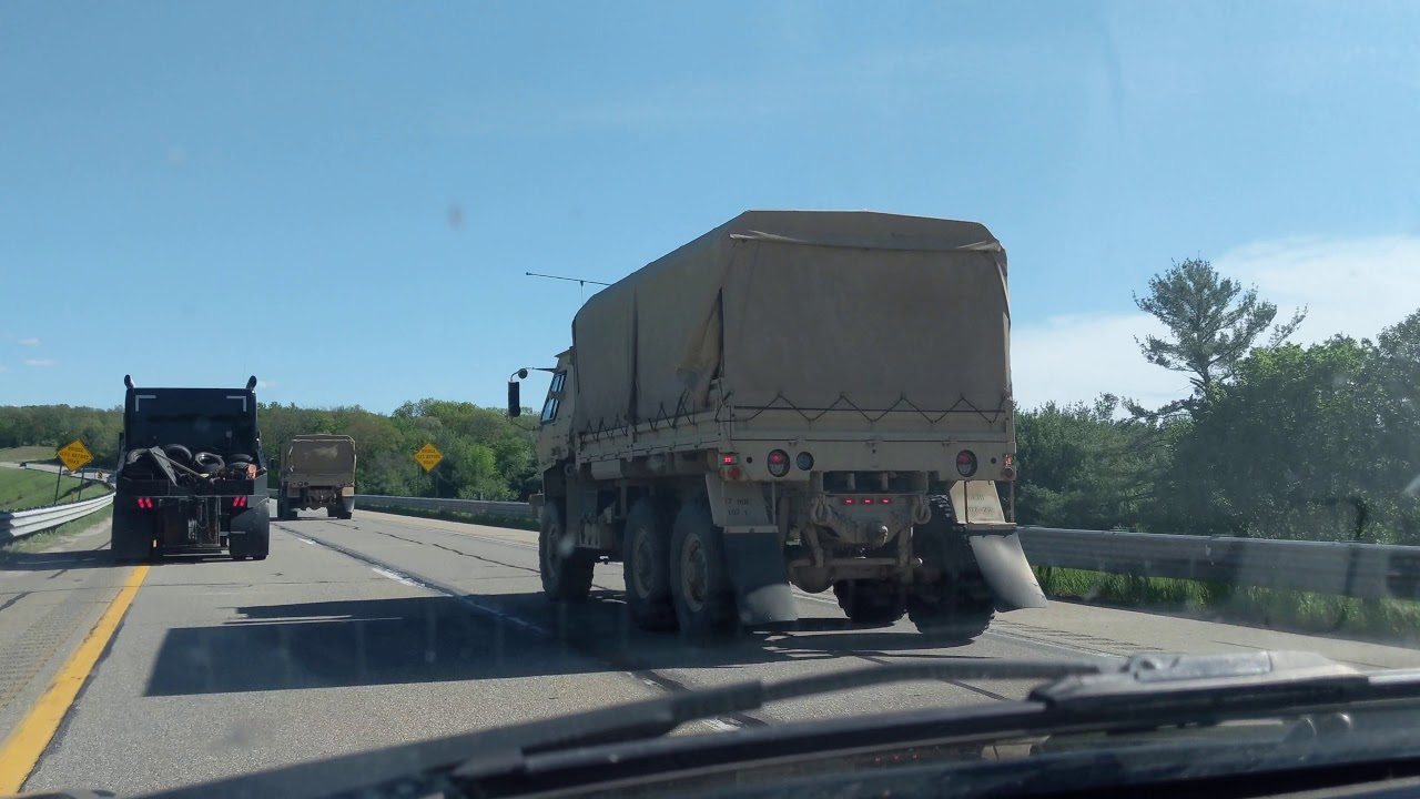 National Guard En Route to Grand Rapids, MI May 30, 2020 YouTube