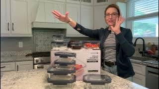 Perfect for Meal Prep, Leftovers, Lunches - Glass Containers Lids - by BoroHouse