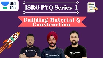 ISRO PYQ Series - 1 | Building Material & Construction | Just GATE Civil |  Shubham Gupta