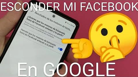 ¿Cómo hacer para que mi Facebook no aparezca en Google?