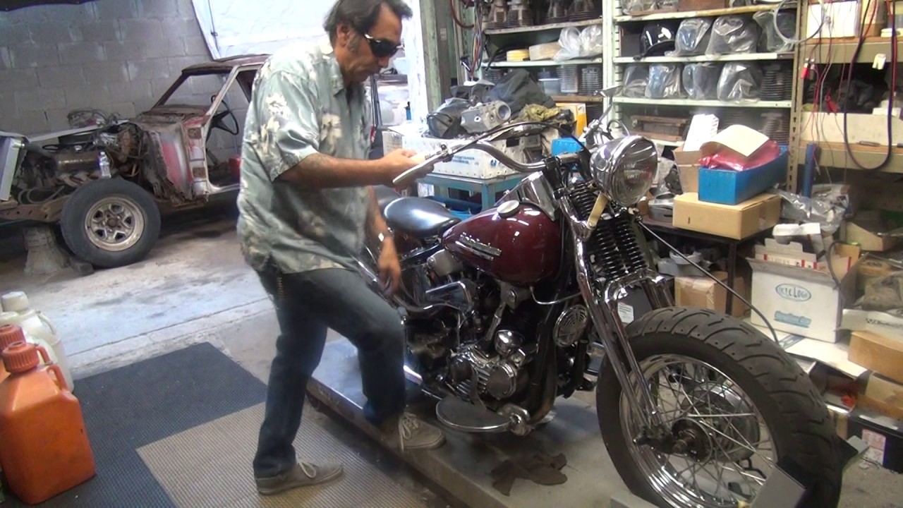 1941 74ci Knucklehead 122 Bobber chopper get running kick start new