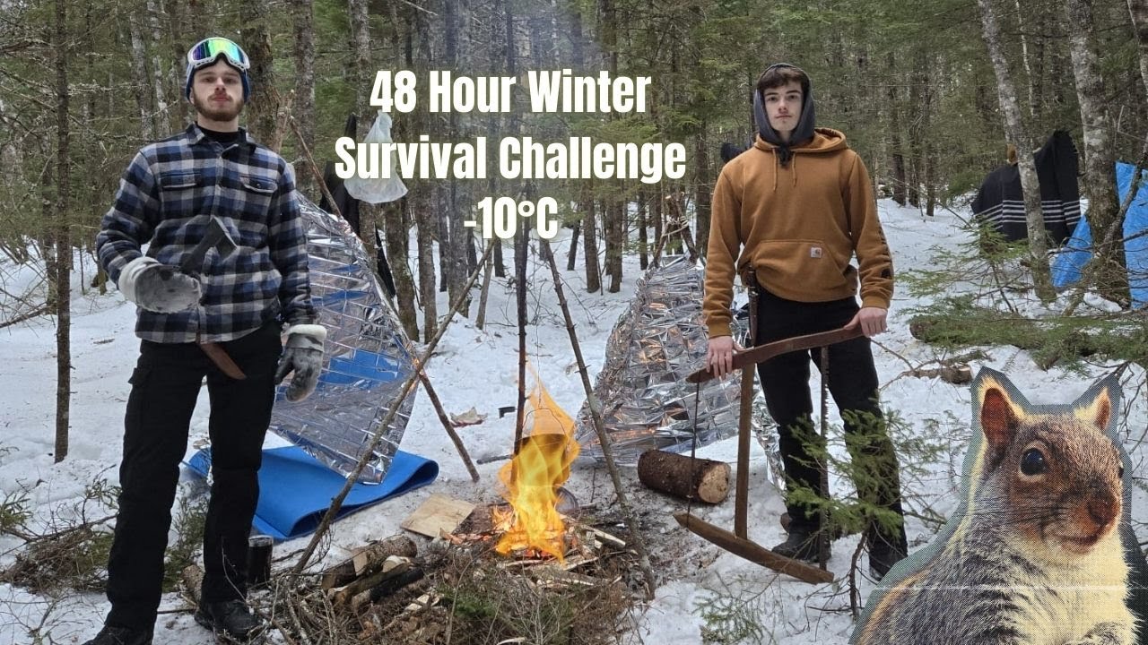 Boyz in tha Woodz - 48 Hour Outdoor Survival Challenge in Nova Scotia