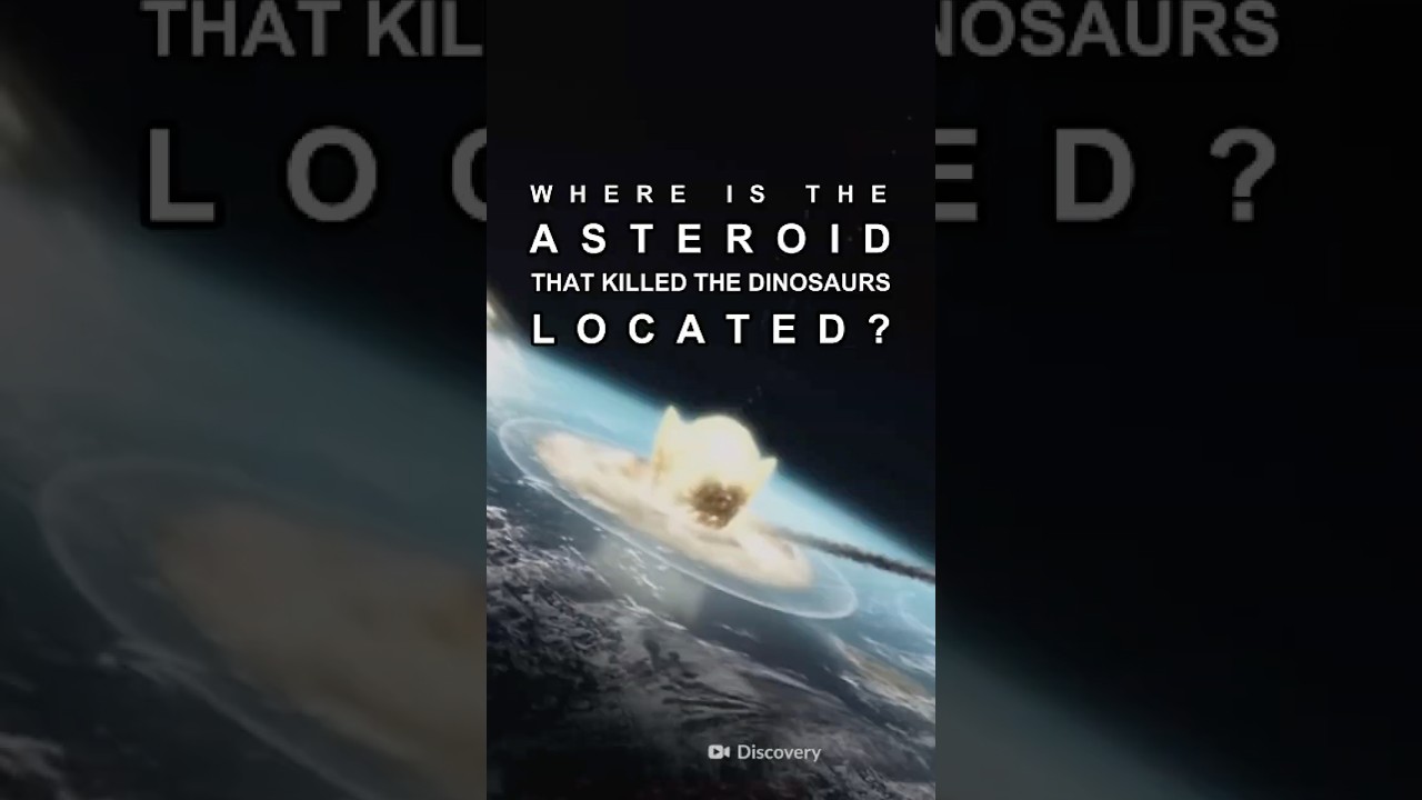 Location of the ASTEROID that killed the Dinosaurs 🌍💥 