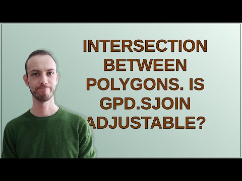 Gis: Intersection between polygons. Is gpd.sjoin adjustable?