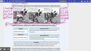 Summarizing Literary Text Part 1 Ready Reading Level G Lesson 8