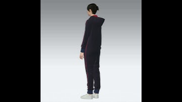 women hooded jumpsuit , marvelous designer,clo3d