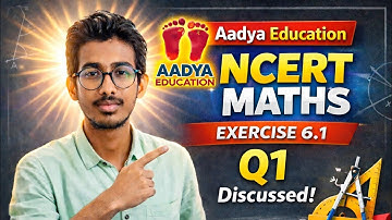 NCERT Class 9 Maths | Ex : 6.1 Question 1 Explained | Lines & Angles | CBSE | Aadya Education #yt
