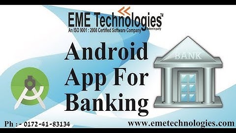 How to Create Banking App Project in Android Studio | Download Projects With Source Code
