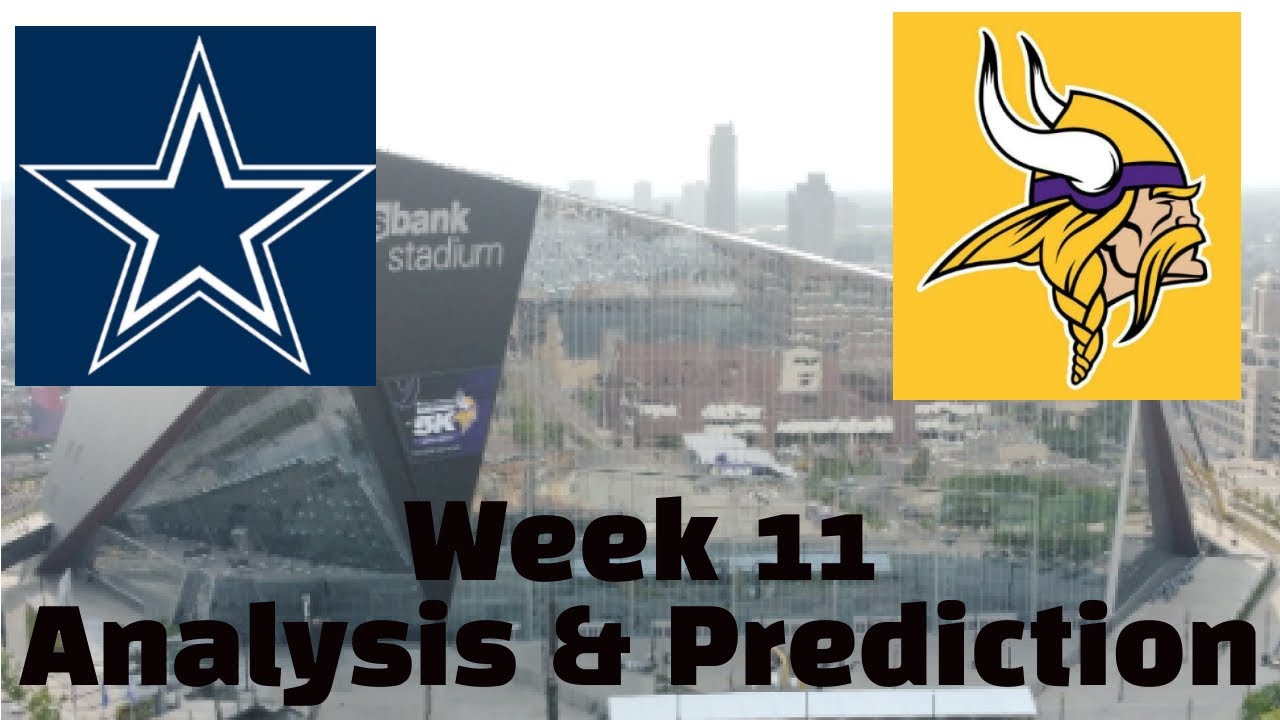 Dallas Cowboys vs Minnesota Vikings week 11 of the NFL 2223 season