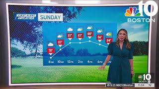 Forecast: Hot and humid Sunday on tap