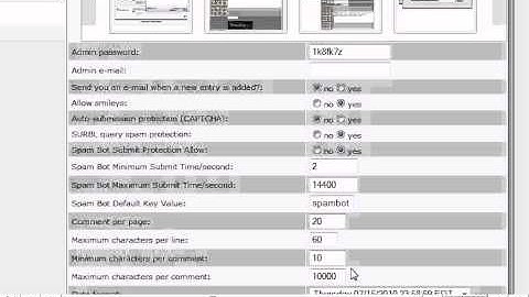 Creating a Guestbook in RVSiteBuilder