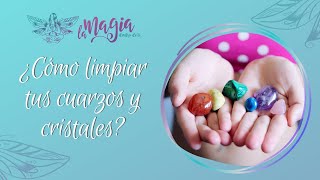 ¿Cómo limpiar tus cuarzos y cristales?