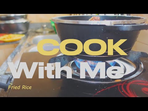 SIMPLE FRIED RICE RECIPE + FIRST TIME COOKING FRIED RICE | SILENT COOKING VLOG