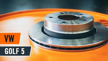Hoe een achter remschijven van remblokken vervangen op een VW GOLF 5 HANDLEIDING | AUTODOC