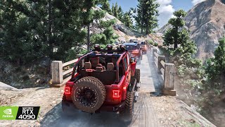 GTA 5: Realistic Vegetation And Photorealistic Graphics - OFFROAD CONVOY  Maxed Out RTX 4090!