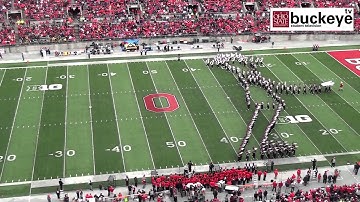 Ohio State Marching Band "Michael Jackson Tribute" - Halftime vs. Iowa: 10-19-13