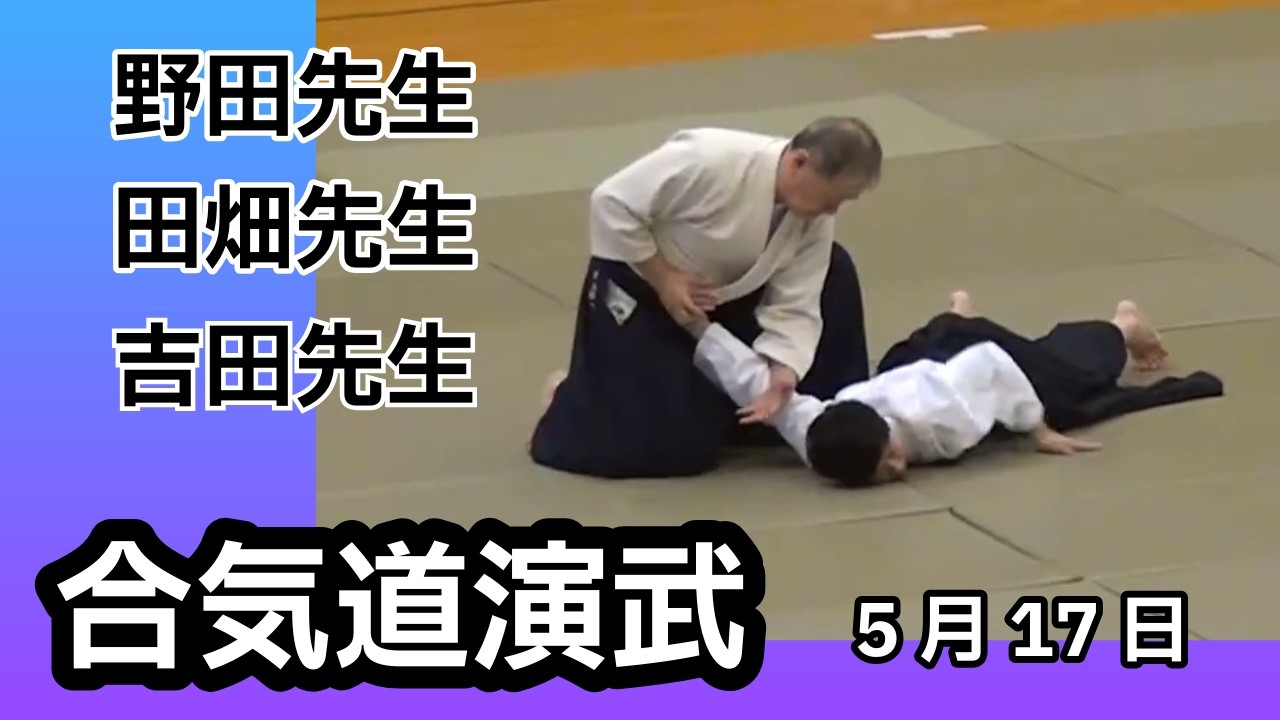 合気道明龍館指導者演武#1