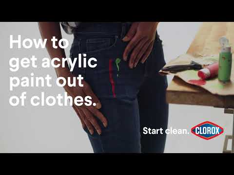 How to Get Acrylic Paint Out of Clothes