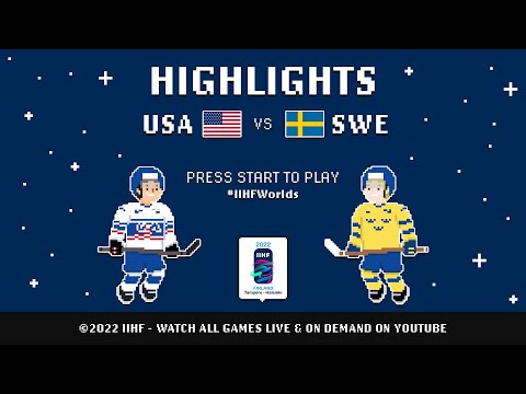 Highlights | USA vs. Sweden | 2022 #IIHFWorlds