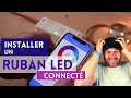 Comment installer un ruban led connect  un dtecteur de mouvement et alexa