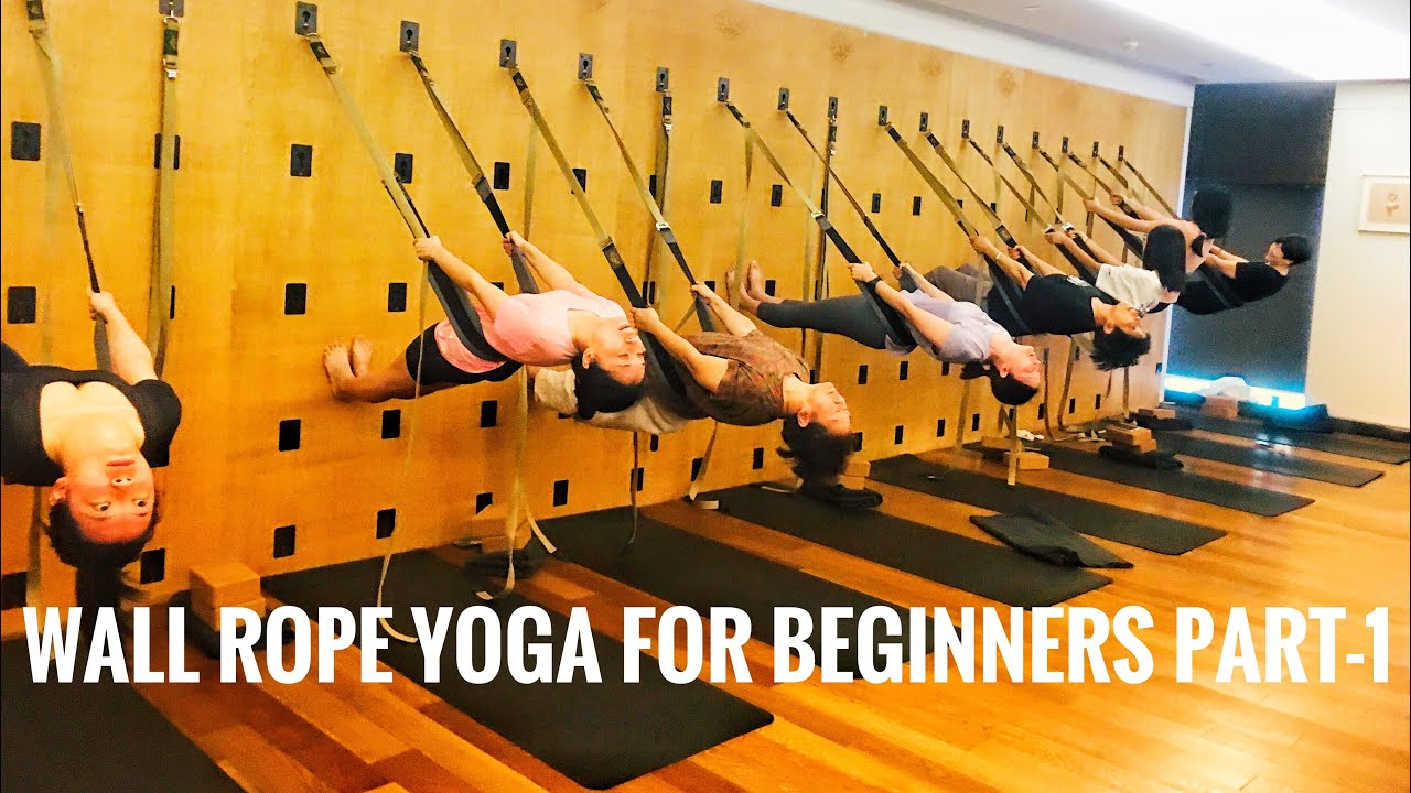Wall Rope Yoga For Beginners Part-1