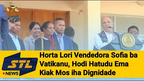 PR Horta Brings Vendor Sofia To Vatican, To Show Poor People Have Dignity