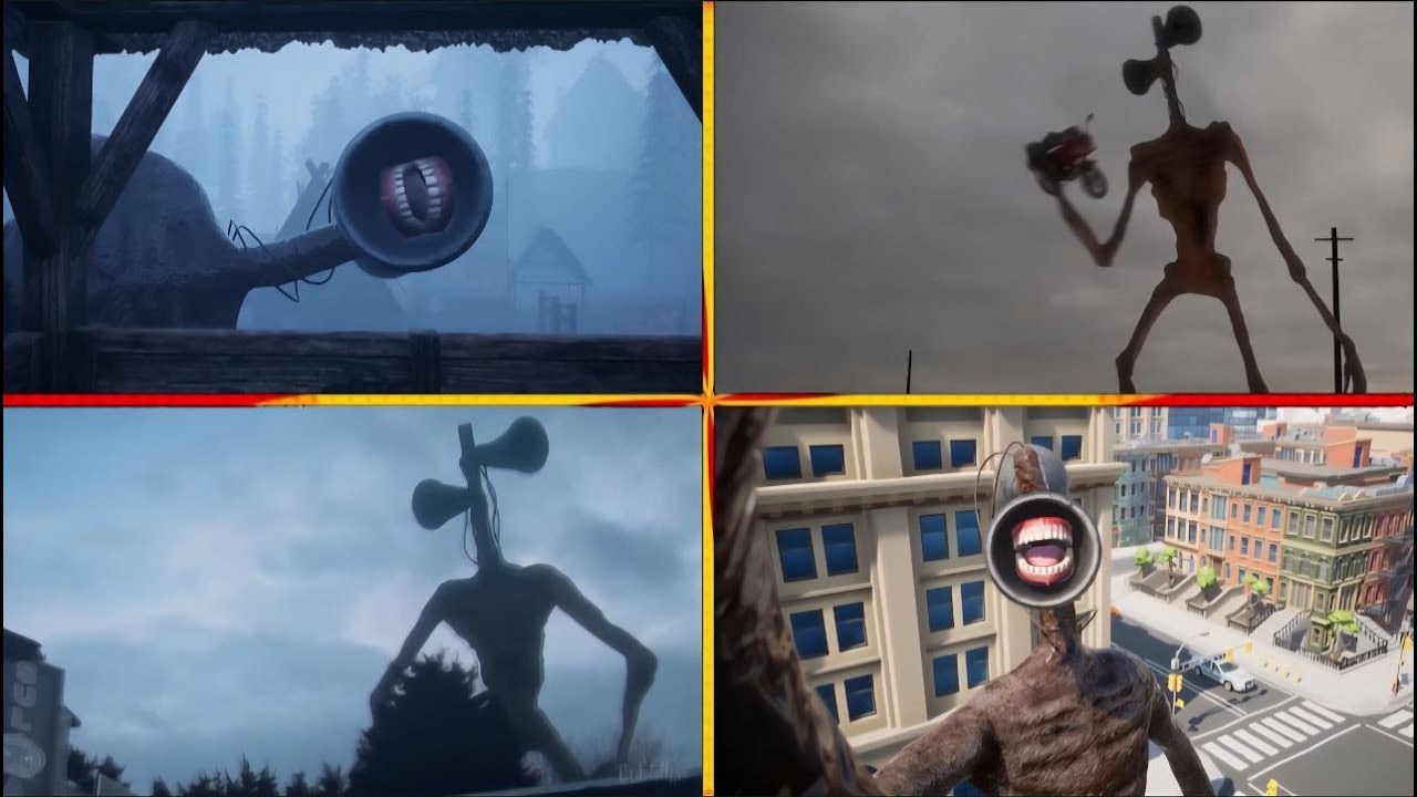 Siren Head vs Siren Head vs Siren Head vs Siren Head - Tiles Hop exe