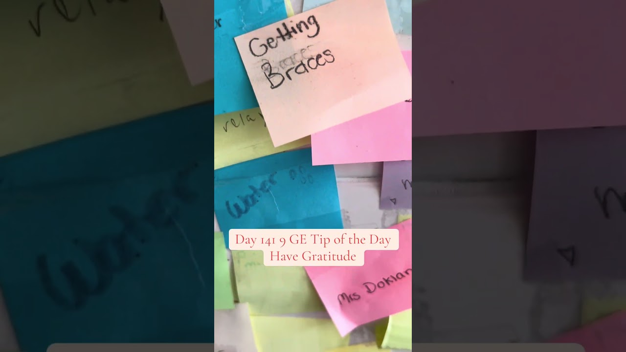 What would you put on your #9thgradeexperience #gratitude wall?