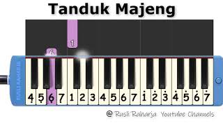 Lagu madura Tanduk Majeng | pianika tutorial