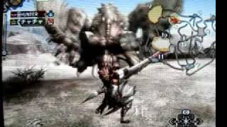 MH3 Diablos vs Lance ディアブロス ランス - Monster Hunter 3 モンスターハンター３