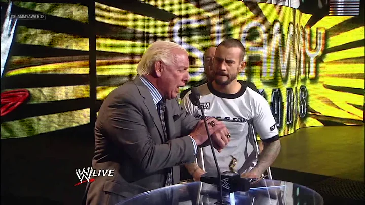 Ric Flair attacks Paul Heyman: Raw, Dec. 17, 2012