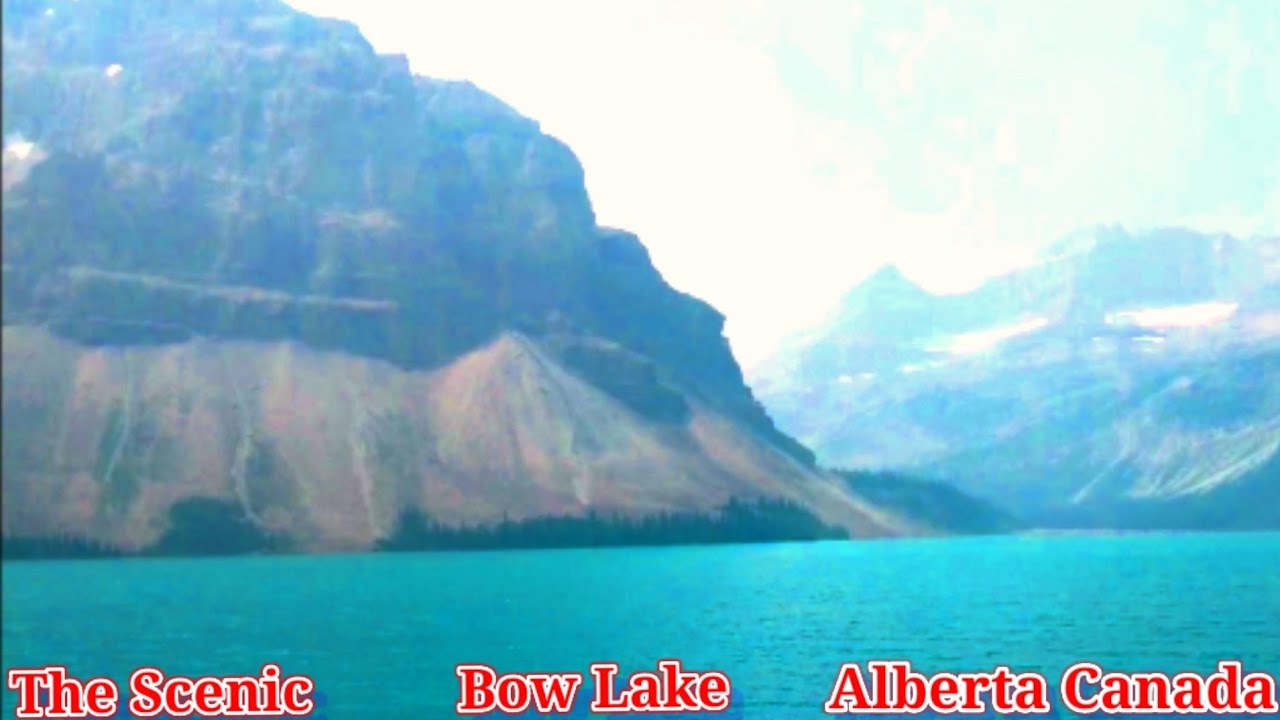 Scenic view of Bow Lake