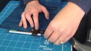 Putting ChicSparrow DIY Pen Loop on Storyteller Traveler's Notebook