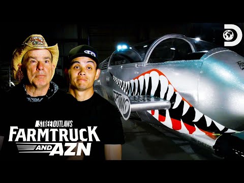 Super Fast Air Cannon Car Made from an Old Glider! | Street Outlaws: Farmtruck and AZN