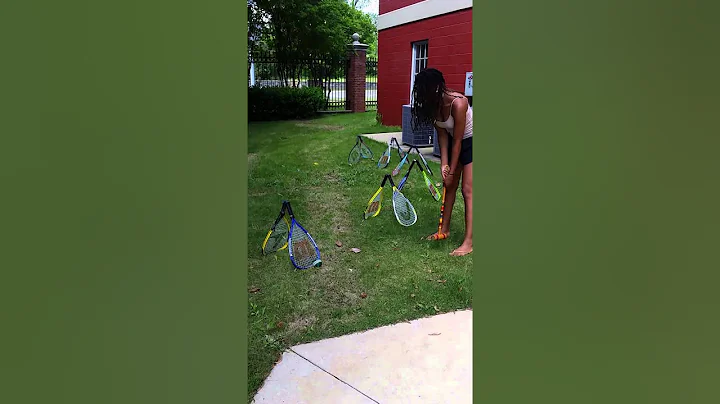 Bri playing Croquet
