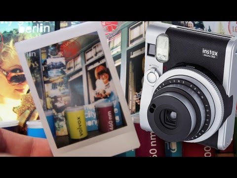 FujiFilm Instax Mini 90 Neo Classic Camera Development Demonstration